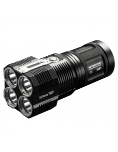 Linterna de mano LED muy potente 6000Lm TM28 con pantalla Oled Nitecore | LeonLeds