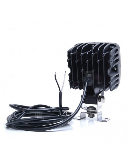 Faro Cuadrado LED 50W Was para camión tractor remolque maquinaria agrícola industrial estanco multivoltaje | LeonLeds