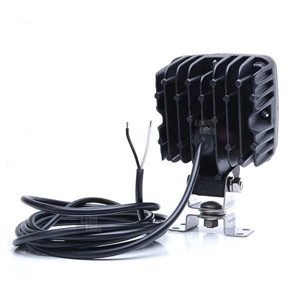 Faro Cuadrado LED 50W Was para camión tractor remolque maquinaria agrícola industrial estanco multivoltaje | LeonLeds
