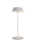 Lámpara de mesa exterior portátil Relax blanco