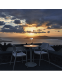 Lámpara de mesa exterior portátil Relax blanco ambiente
