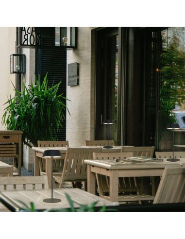 Ambiente Candeeiro LED recarregável para exterior Relax negran 7934 8435153279344 | leonleds