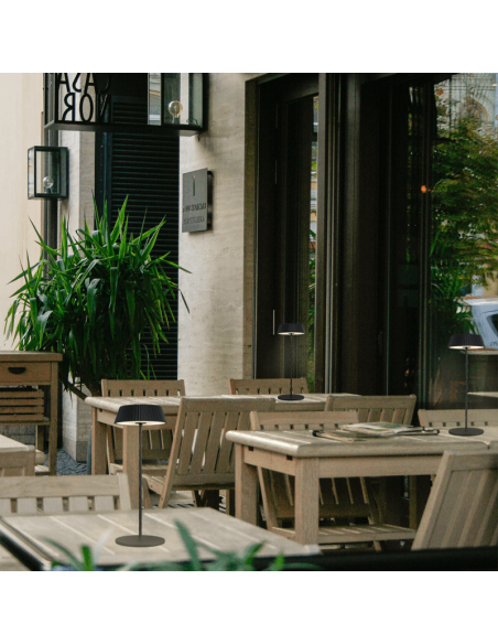 Ambiente Lámpara LED exterior recargable Relax negran 7934 8435153279344 | LeonLeds