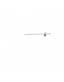 Aplique LED de metal Tobago blanco pequeño