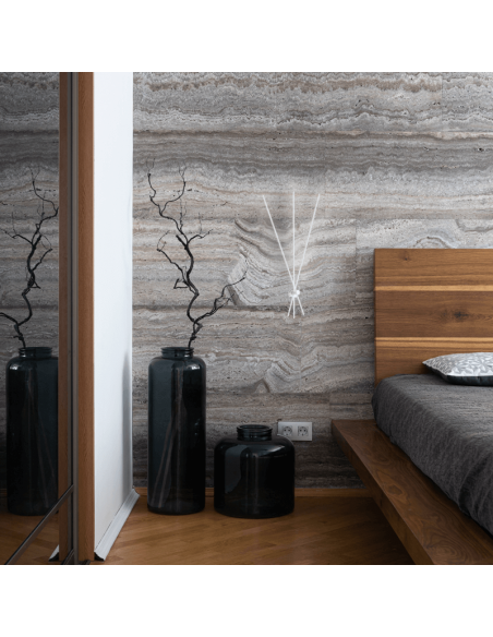 Aplique LED de metal Tobago blanco ambiente Mantra