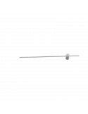 Aplique LED de metal Tobago blanco mediano