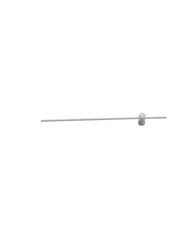 Aplique LED de metal Tobago blanco mediano
