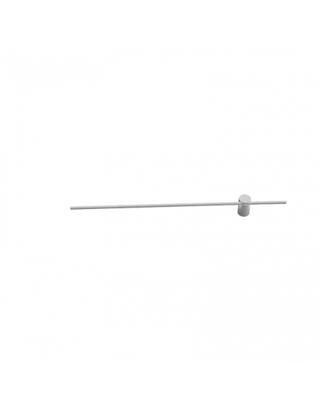 Aplique LED de metal Tobago blanco mediano