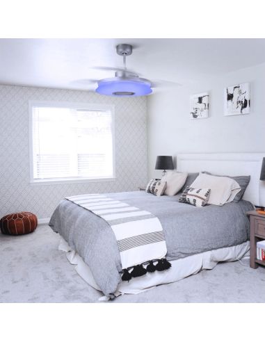 Gaby RGB LED ventilador com motor DC