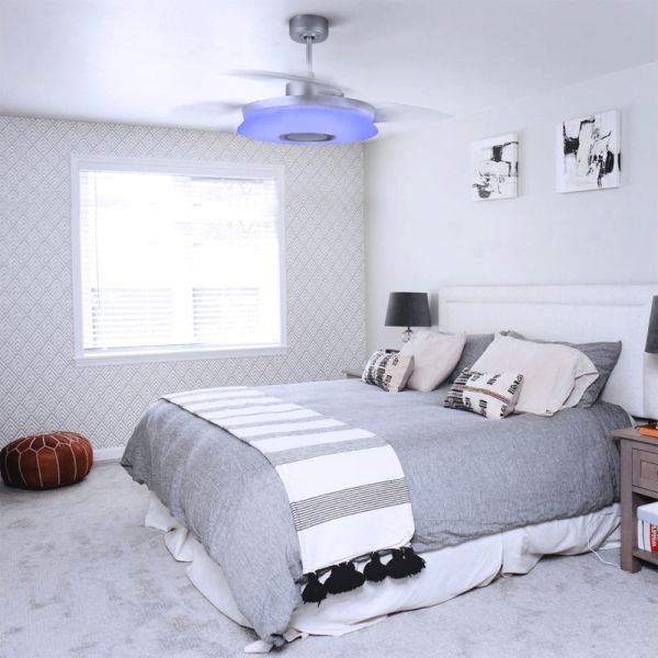 Ventilador LED Gaby RGB con motor DC