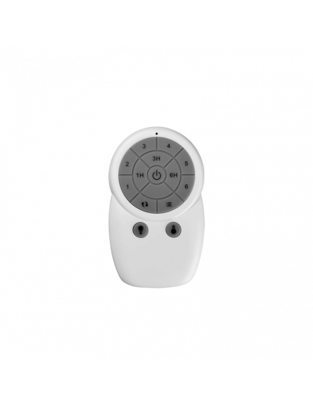 Gaby RGB LED fan com motor DC e alto-falante remoto