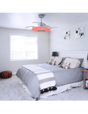 Ventilador Gaby RGB LED com motor DC e alto-falante