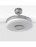 Ventilador LED Gaby RGB con motor DC y Altavoz aspas retráctiles