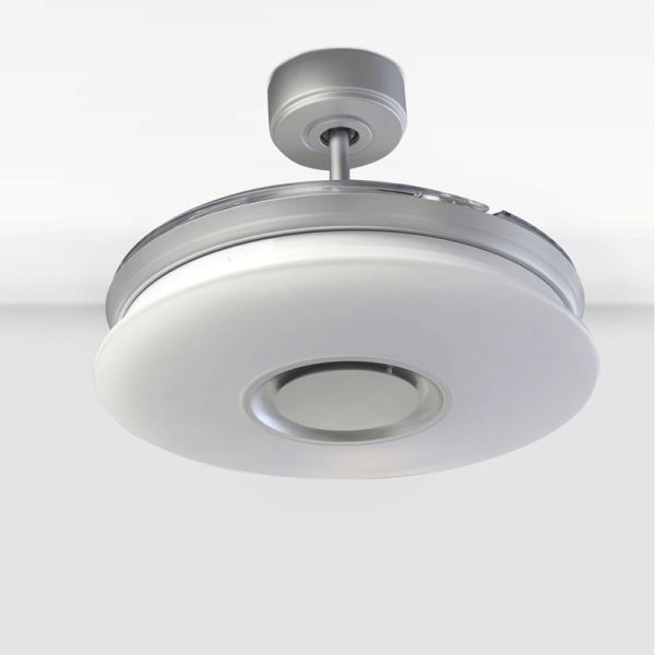 Ventilador Gaby RGB LED com motor DC e alto-falante retrátil