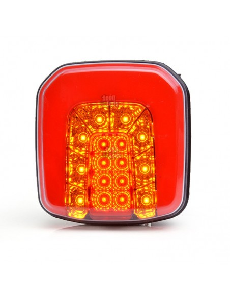 Piloto Trasero LED 3 o 4 funciones pequeño para remolque de coche, remolque agrícola de Was | LeonLeds Iluminación