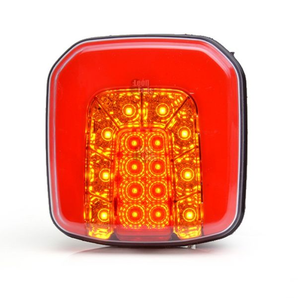 Piloto Trasero LED 3 o 4 funciones pequeño para remolque de coche, remolque agrícola de Was | LeonLeds Iluminación