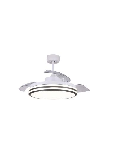 Ventilador de techo LED DC Louis dimmable blanco