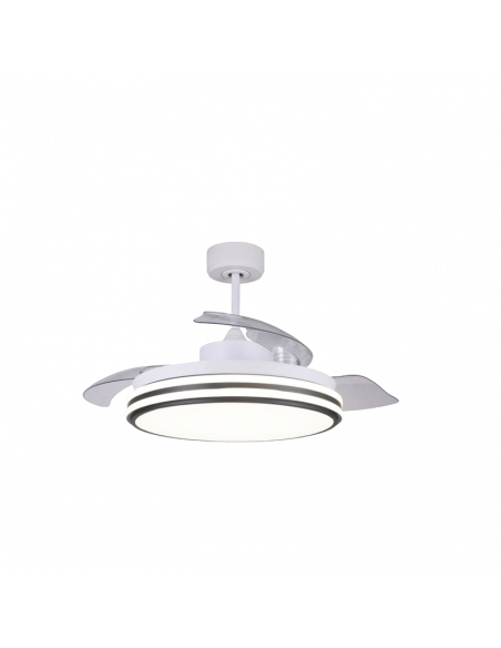 Ventilador de techo LED DC Louis dimmable blanco