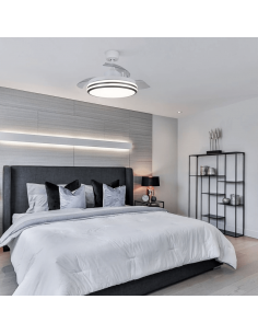 Ventilador de techo LED DC Louis dimmable blanco 2