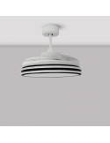 Ventilador de techo LED DC Louis dimmable con aspas abatibles