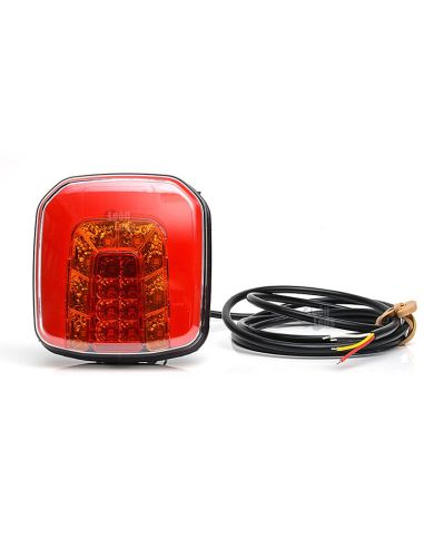 Piloto Trasero LED 3 o 4 funciones pequeño para remolque de coche, remolque agrícola de Was | LeonLeds Iluminación