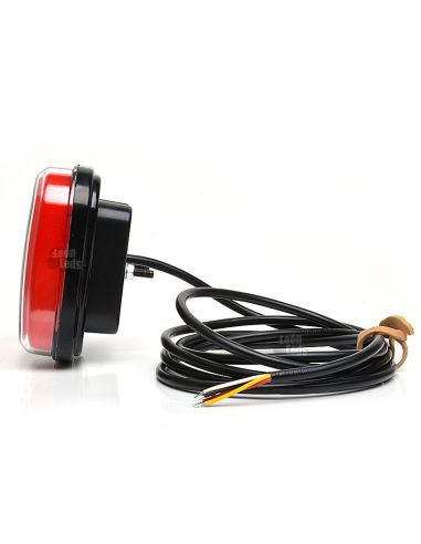 Petit feu arrière LED 3 ou 4 fonctions pour remorque de voiture, remorque agricole de Was | Éclairage LeonLeds