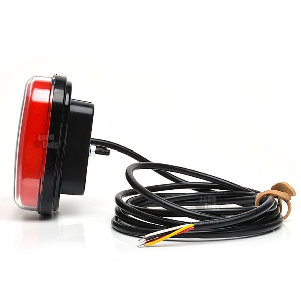 Piloto Trasero LED 3 o 4 funciones pequeño para remolque de coche, remolque agrícola de Was | LeonLeds Iluminación