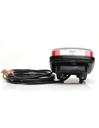 Piloto Trasero LED 3 o 4 funciones pequeño para remolque de coche, remolque agrícola de Was | LeonLeds Iluminación