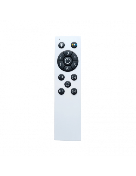 Ventilador DC Camel branco 36W controle remoto de lâminas dobráveis