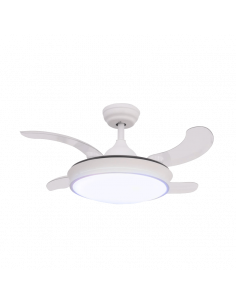 Ventilateur DC Camel blanc pales repliables 36W