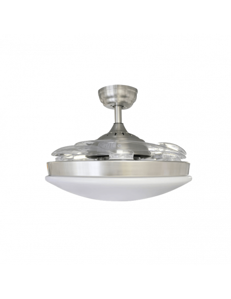 Ventilador DC María LED-CCT y Altavoz oculto plafón