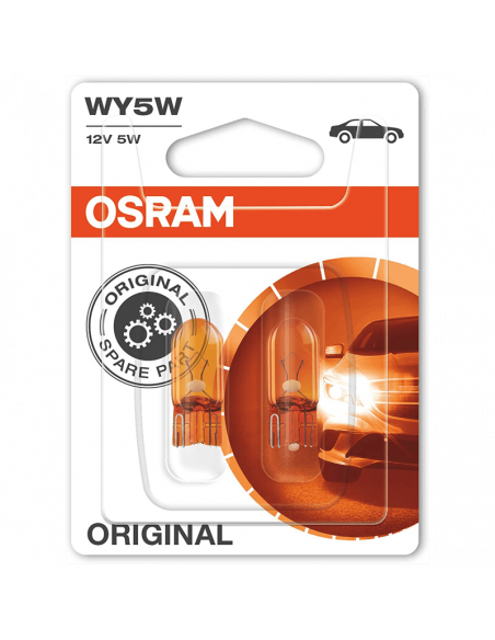 Ampoule WY5W Ambre Halogène WY5W 12V Original 2 Unds. 2827NA-02B Osram | leonleds