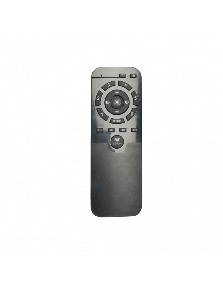 Ventilateur DEL Mirabel 40W marron avec télécommande