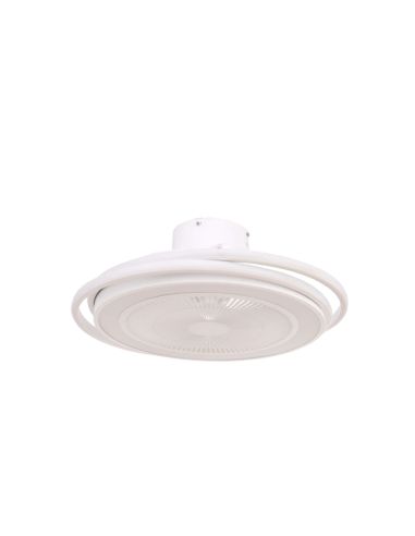 Andrea moderno ventilador de teto LED branco
