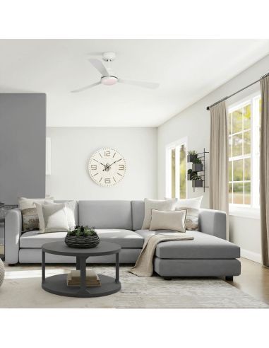 Ventilateur LED Noe avec pales réversibles ambiantes