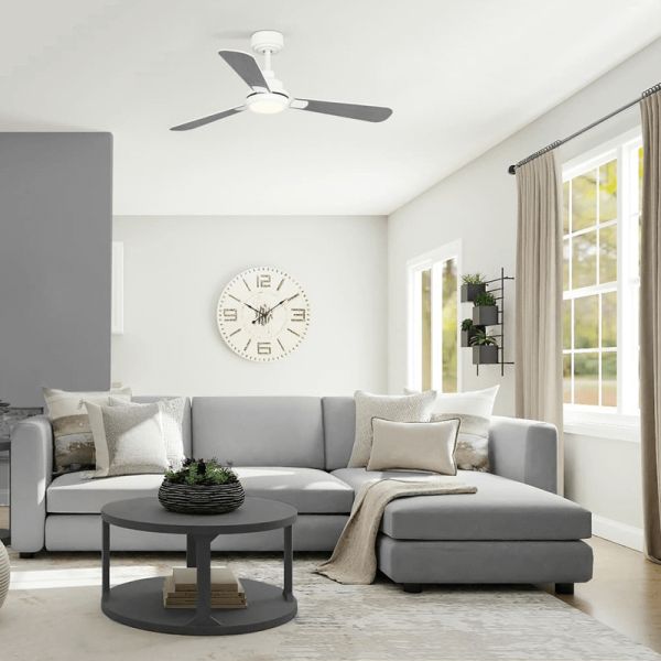 Ventilador LED Noe con Palas Reversibles luz neutra