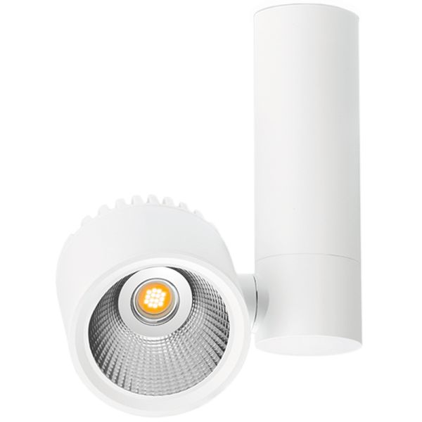 Refletor de superfície LED ajustável Zen Tube Surface 12W Branco WT ArkosLight | leonleds