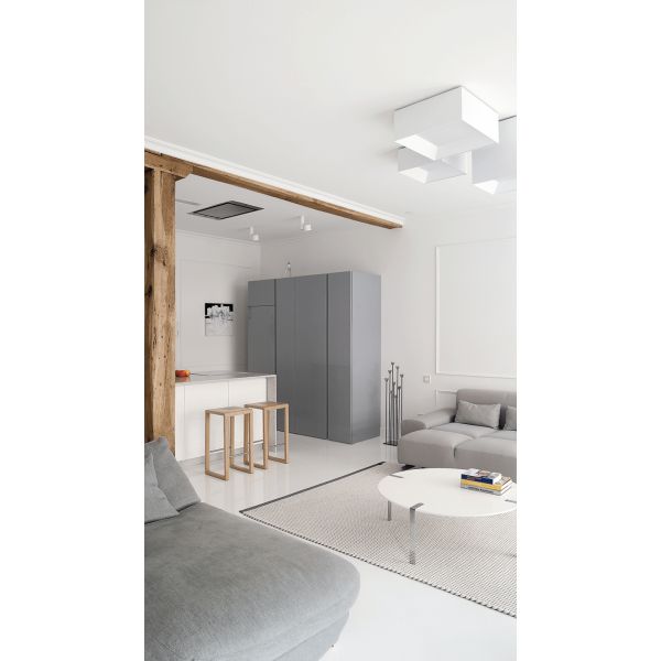 Foco LED Zen Tube Surface 17W Negro Zen Tube 2 ArkosLight | LeonLeds