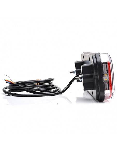 Luz Indicadora Progressiva Dinâmica LED 12V 24V 7 Funções Caminhão Van | Leon Iluminação LED