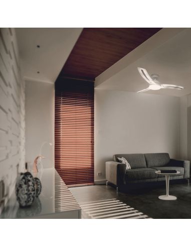 Ventilador LED inteligente Lighter motor DC ambiente