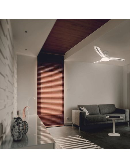 Isqueiro de ventilador de LED inteligente Motor DC ambiente