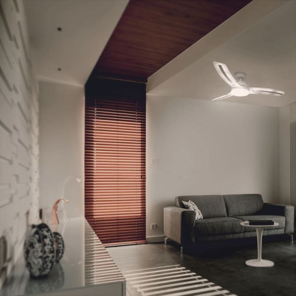 Ventilador LED inteligente Lighter motor DC ambiente