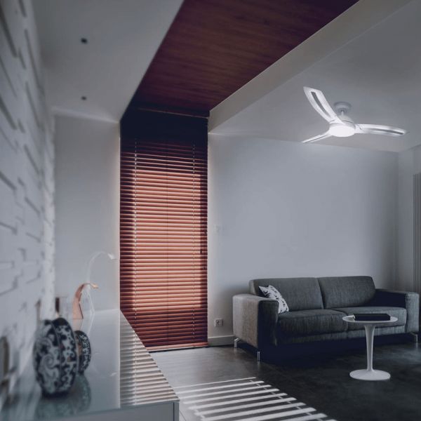 Ventilador LED inteligente Lighter motor DC luz fría