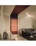 Ventilador LED inteligente Lighter motor DC luz cálida