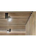 Projetor de superfície LED Zen Tube Surface 23W Preto | leonleds