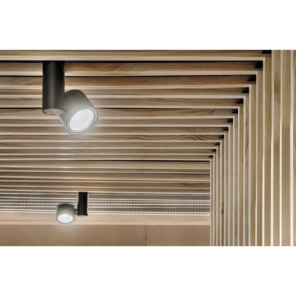Projetor de superfície LED Zen Tube Surface 23W Preto | leonleds