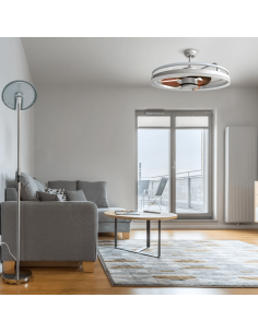 Ventilador LED redondo Agra 48W 4000k 2