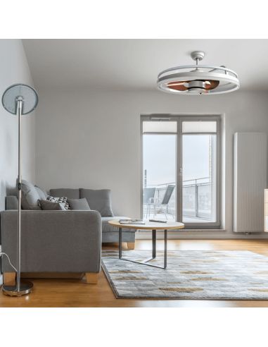 Ventilador LED redondo Agra 48W 4000k ambiente