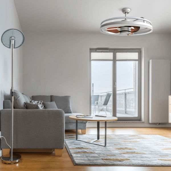 Ventilador LED redondo Agra 48W 4000k ambiente