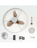 Ventilador LED redondo Agra 48W 4000k accesorios